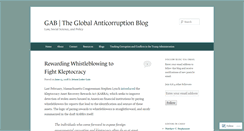 Desktop Screenshot of globalanticorruptionblog.com